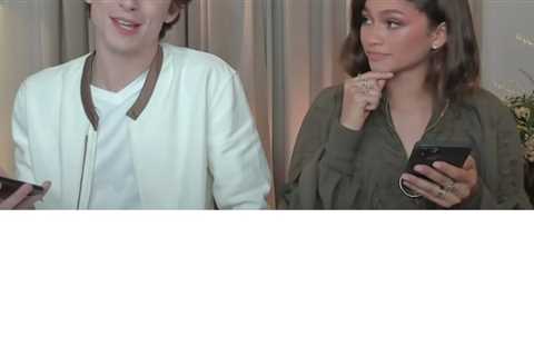 Zendaya Talked About Her Awkward Space-Flirting With Timothée Chalamet's Character In Dune: Part Two