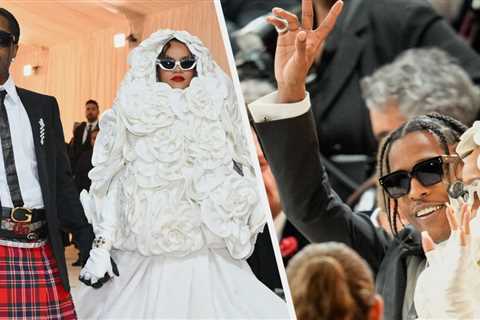 Rihanna Stole The Show At The 2023 Met Gala, So One Reporter Decided They Needed To Show A$AP Rocky ..