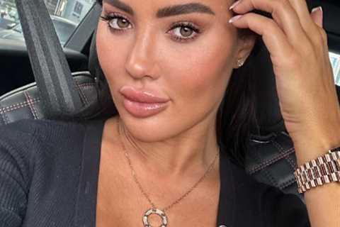 Towie star Yazmin Oukhellou shows off ‘natural’ look as she ditches fake lashes and bushy brows