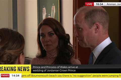 Prince William and Kate make surprise appearance at Crown Prince of Jordan Hussein bin Abdullah’s..