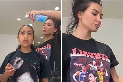 Kim Kardashian Trolls Kendall by Wearing T-Shirt with Her NBA Ex-Boyfriends