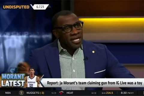 Shannon Sharpe blasts Ja Morant for claiming weapon was a ‘toy gun’