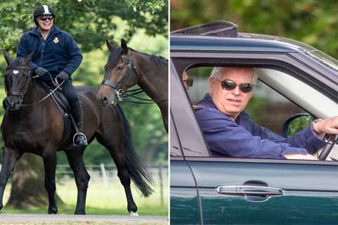 Prince Andrew pictured for first time after Sarah Ferguson reveals breast cancer op as he supports..