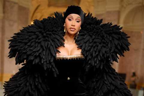 Cardi B Graces Schiaparelli Show in Custom Couture at Paris Fashion Week: See the Video