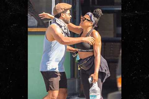 Jussie Smollett Wraps Workout with Taraji P. Henson with Hug Goodbye