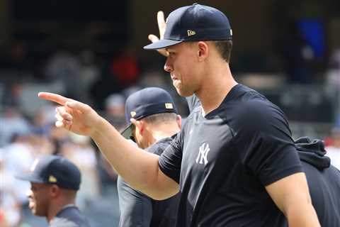 Aaron Judge running at about 80 percent: Aaron Boone