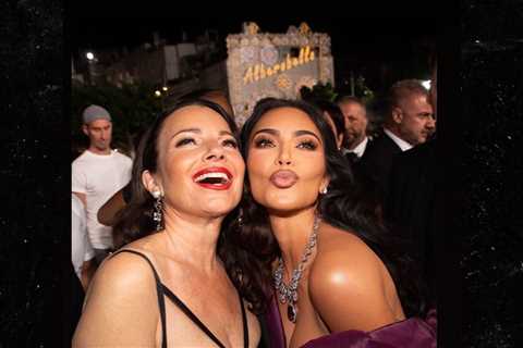 SAG Prez Fran Drescher Blasted for Mugging with Kim Kardashian in Italy Amid Strike
