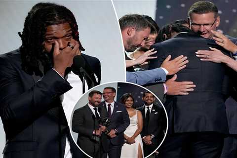 Damar Hamlin, Bills medical staff share tearful ESPYS moment: ‘Emotional journey’