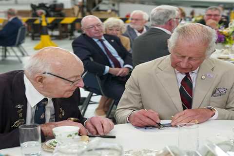 King Charles thanks RAF veterans during visit to honour 80th anniversary of Dambusters Raid