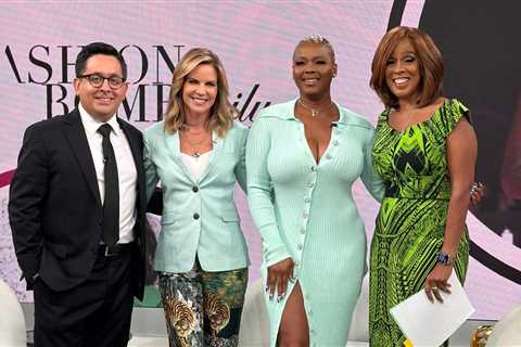 Fashion Bomb CEO, Claire Sulmers Wore a Mint Fumi Embellished Bodycon on CBS Mornings with Gayle..