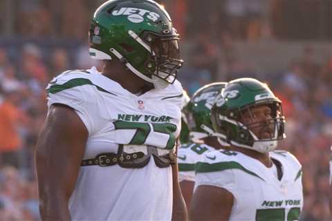 Jets’ Mekhi Becton makes cameo in first action in nearly two years