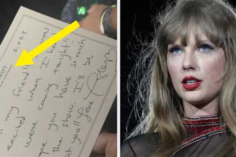Taylor Swift's Seriously Dorky Letterhead Is Going Viral