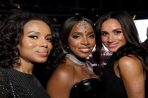 Meghan Markle cosies up to celeb pals at Beyonce’s star-studded birthday concert as she parties..