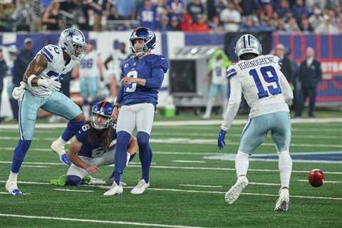 Blocked field goal proved to be bad omen in Giants’ blowout loss to Cowboys