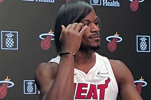 Jimmy Butler rocks ‘emo’ look at Heat media day: ‘This is me’