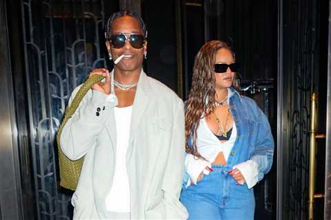 Rihanna Flashes Giant Ring While Celebrating A$AP Rocky’s Birthday in NYC