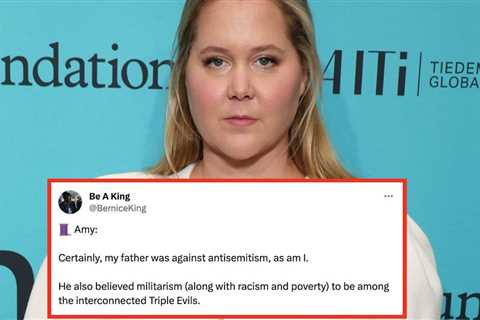After Amy Schumer Posted A Video Of Martin Luther King Jr. Talking About Israel, MLK's Daughter..