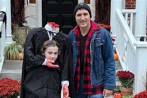 Justin Trudeau Draws Backlash for Posting Son's 'Beheaded' Halloween Costume