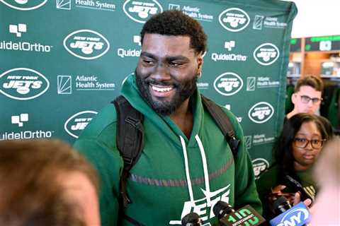 Mekhi Becton prepared for Jets’ latest offensive line shuffle