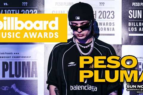 Billboard Music Awards Performer Profile: Peso Pluma | Billboard Music Awards 2023