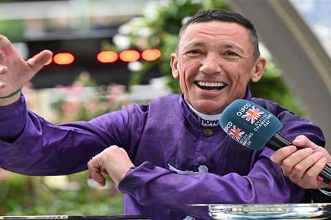 Frankie Dettori Reveals Real Reason for Joining I'm A Celebrity - It's Not About the Money