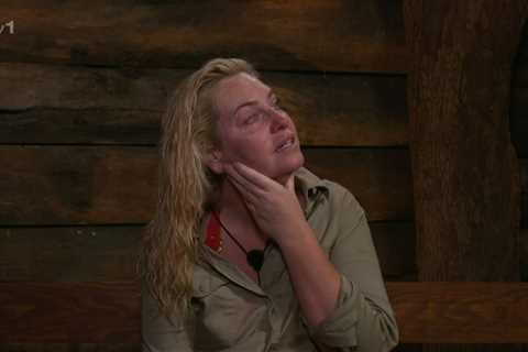 Josie Gibson breaks down in tears in the jungle over missing her son Reggie