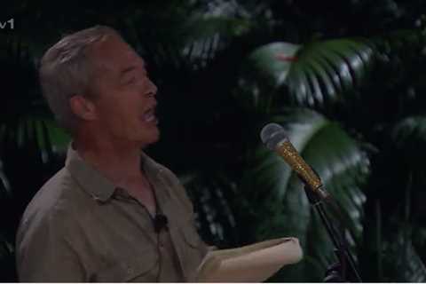 Nigel Farage Causes Controversy on I'm A Celebrity with Strip Tease