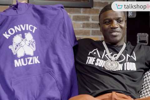 Akon & Sammy Wilk Send Love to Their Fans With New Merch on TalkShopLive | Billboard News