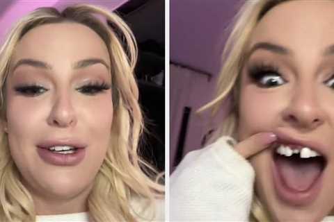 Tana Mongeau Posted A Video Of Her Veneer Falling Off Mid-Sentence