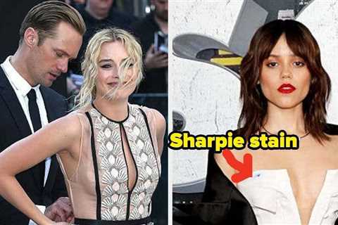 14 Times Celebs Had Red Carpet Wardrobe Malfunctions (And How They Fixed Them)