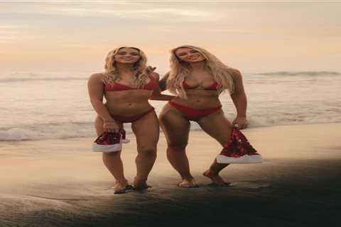 Love Island's Lucie Donlan and Sister Stun in Matching Red Bikinis