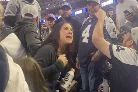Watch as Cowboys fans turn on one another in meltdown during ugly playoff loss