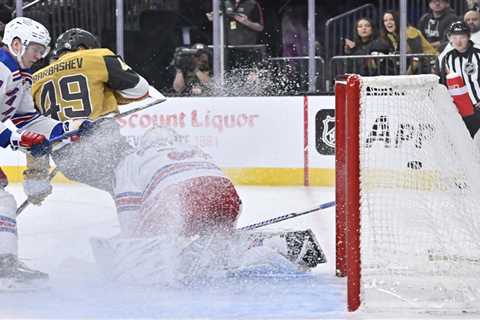 Rangers no match for Golden Knights as two-game winning streak snapped