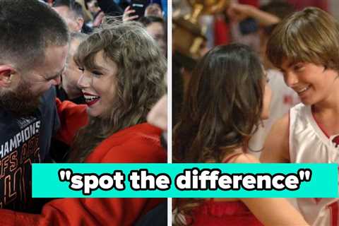 37 Perfectly Wholesome Reactions And Jokes About Taylor Swift And Travis Kelce's Adorable Embrace..