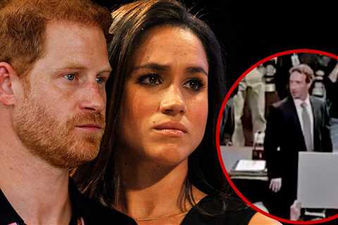 Prince Harry and Meghan Markle Use Mark Zuckerberg Apologizing Picture