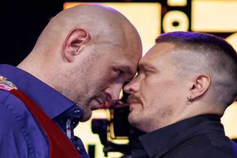 Tyson Fury’s wife left ‘shaking’ by gruesome cut that postponed Oleksandr Usyk bout