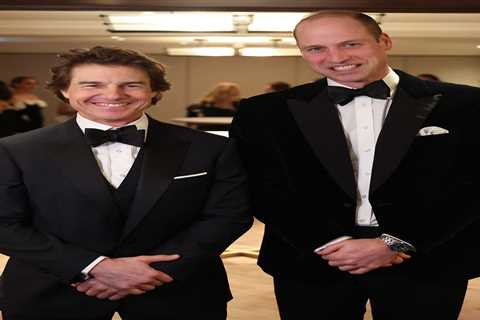 Prince William Thanks Supporters at Charity Gala, Joined by Tom Cruise