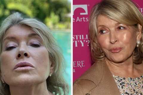 Martha Stewart Opened Up About Her Use Of Botox And Fillers