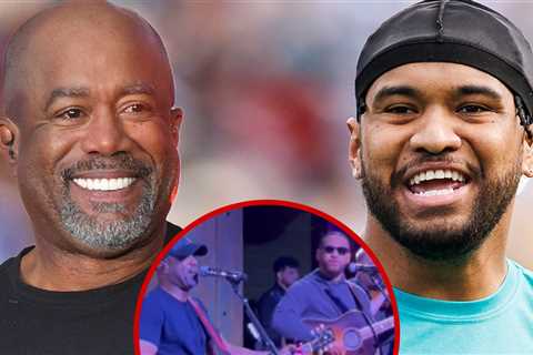 Darius Rucker Jams with Tua Tagovailoa in Las Vegas Ahead of Super Bowl