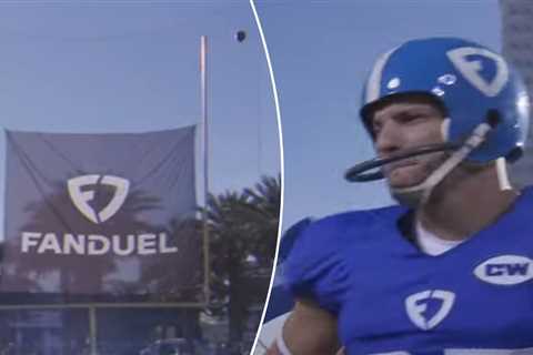 Rob Gronkowski misses again in viral FanDuel Super Bowl 2024 field goal commercial