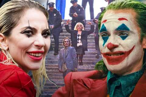 Joaquin Phoenix and Lady Gaga Pose For 'Joker' Film V-Day Snaps