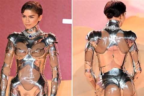Zendaya Wears Archival Robot Suit At 'Dune 2' Premiere in London