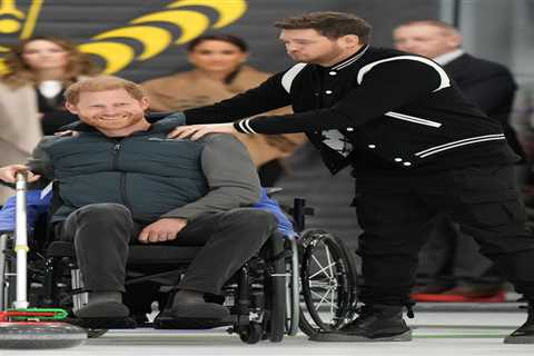 Prince Harry Tries Curling with Michael Buble After Opening Up About Charles' Cancer Diagnosis