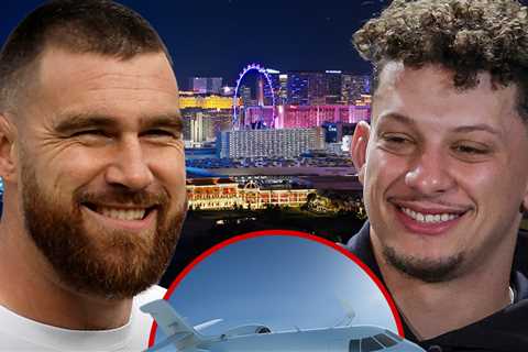 Patrick Mahomes Parties In Las Vegas As Travis Kelce Flies Back