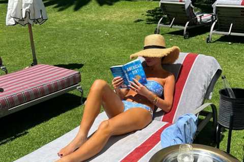 Amanda Holden, 52, Stuns in Blue Bikini on South African Holiday