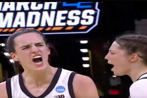 Caitlin Clark appears to shout ‘shut the f–k up’ in intense March Madness moment