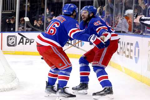 Rangers seeking bigger prizes after checking off first playoff goal
