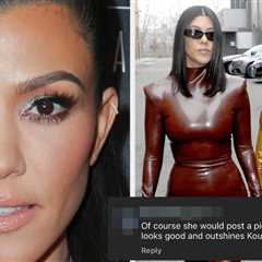 Kourtney Kardashian Barker Responded After Kim Kardashian Was Accused Of Posting A Shady Pic Of..