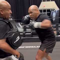 Mike Tyson Pummels Trainer, Looks Violent In New Workout Video