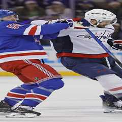 Rangers’ Will Cuylle holds his own vs. Capitals enforcer Tom Wilson